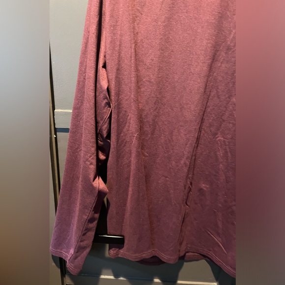 01.Algo Burgundy Performance Long Sleeve Shirt XXL NEW $30 - Picture 3 of 7